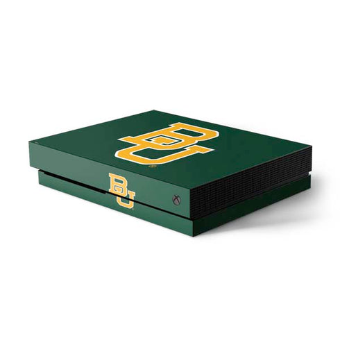 Baylor University BU - Green Xbox One X Console Skin